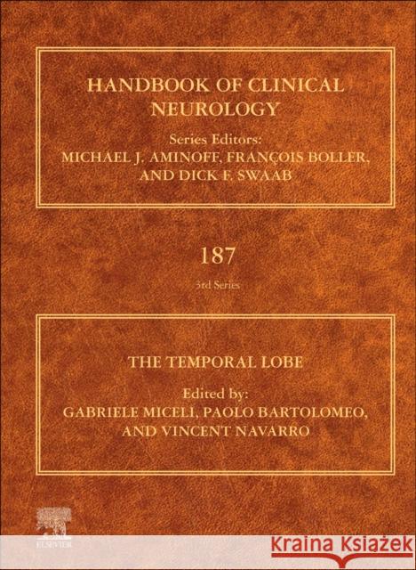 The Temporal Lobe: Volume 187