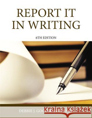 Report It in Writing