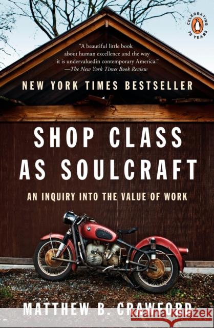 Shop Class as Soulcraft: An Inquiry Into the Value of Work