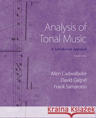 Analysis of Tonal Music: A Schenkerian Approach