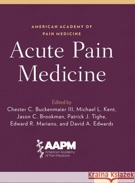 Acute Pain Medicine