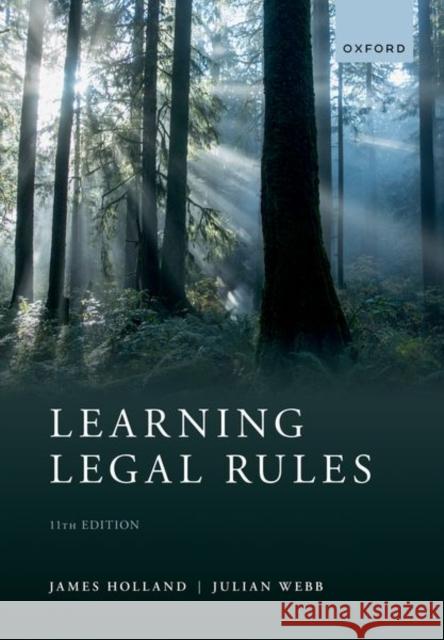 Learning Legal Rules 11th Edition