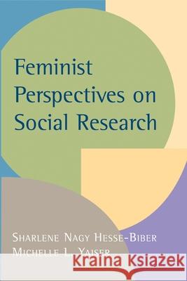 Feminist Perspectives on Social Research