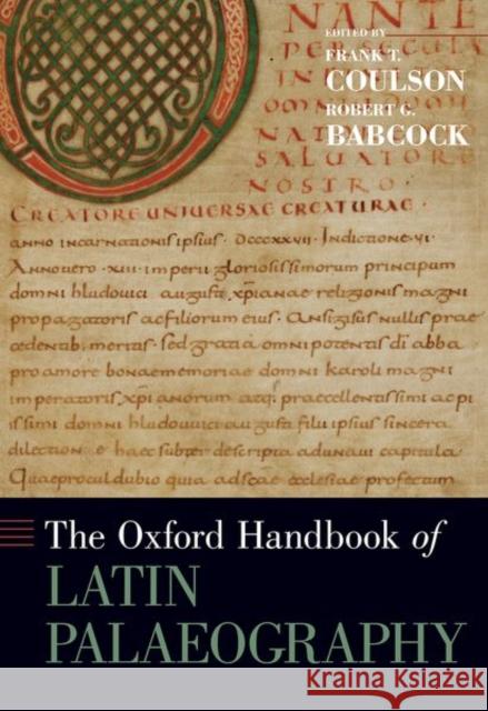 The Oxford Handbook of Latin Palaeography