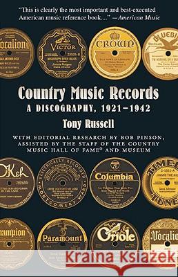 Country Music Records: A Discography, 1921-1942