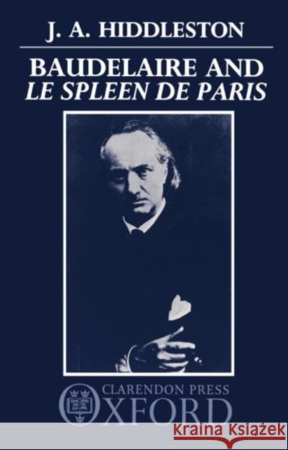 Baudelaire and Le Spleen de Paris