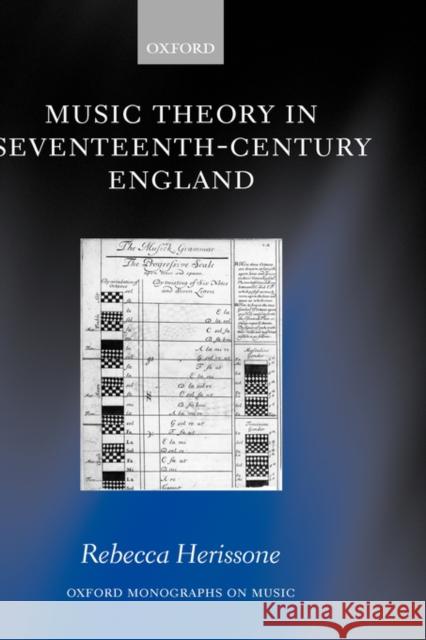 Music Theory in Seventeenth-Century England