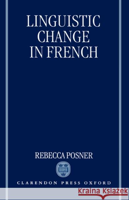 Linguistic Change in French