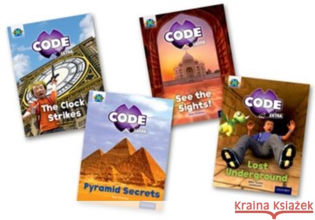 Project X Code Extra: Purple Book Band, Oxford: Level 8: Wonders of the World and Pyramid Peril, Mixed Pack of 4