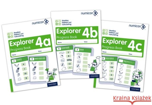 Numicon: Number, Pattern and Calculating 4 Explorer Progress Books ABC (Mixed pack): 4