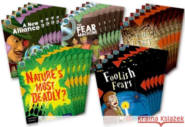 Project X Origins: Dark Red+ Book band, Oxford Level 19: Fears and Frights: Class Pack of 30