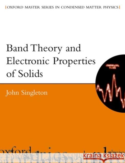 Band Theory and Electronic Properties of Solids