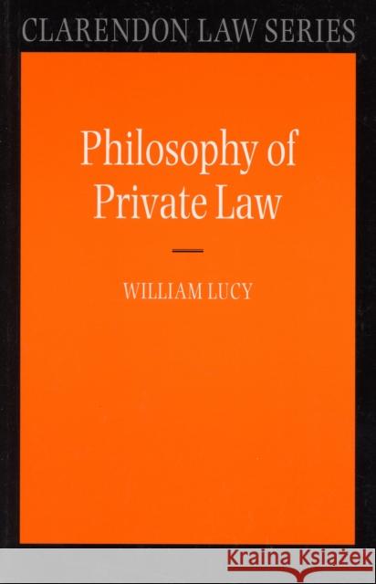 Philosophy of Private Law