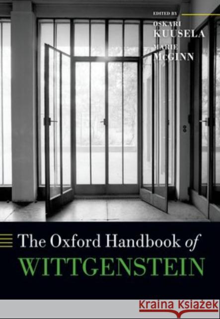 The Oxford Handbook of Wittgenstein