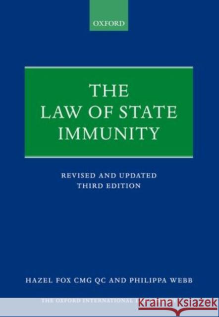 The Law of State Immunity