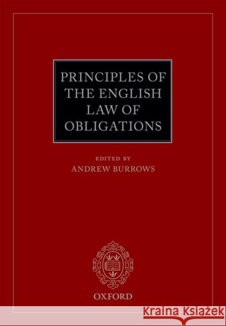 Principles of the English Law of Obligations