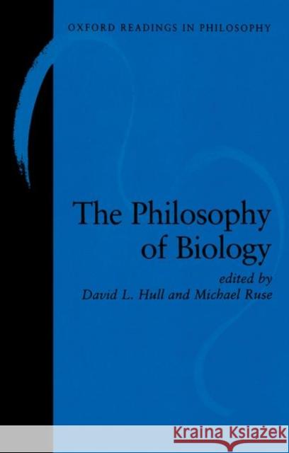 The Philosophy of Biology