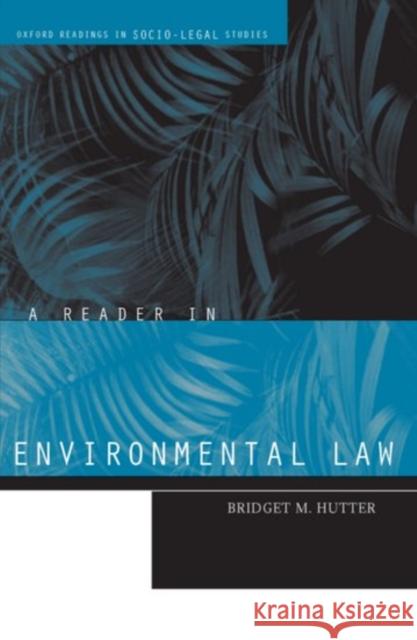 A Reader in Environmental Law