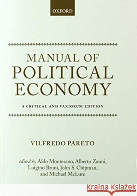 Manual of Political Economy: A Critical and Variorum Edition