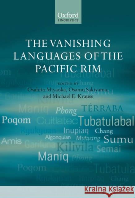 The Vanishing Languages of the Pacific Rim