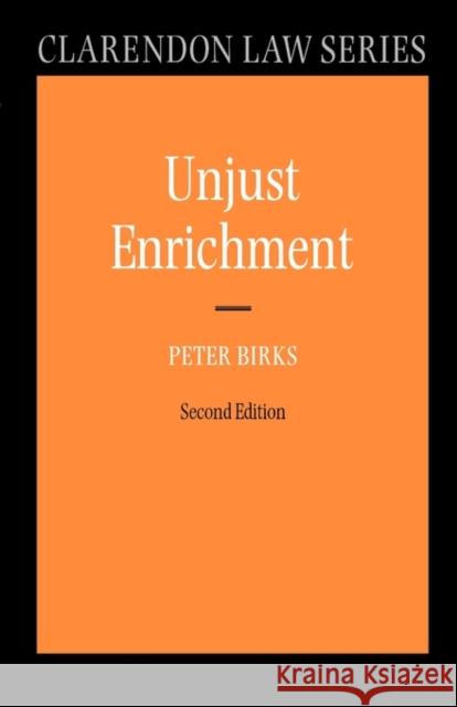 Unjust Enrichment