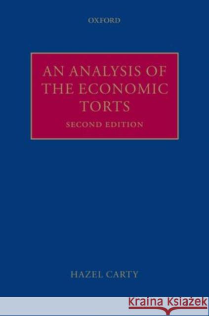 An Analysis of the Economic Torts