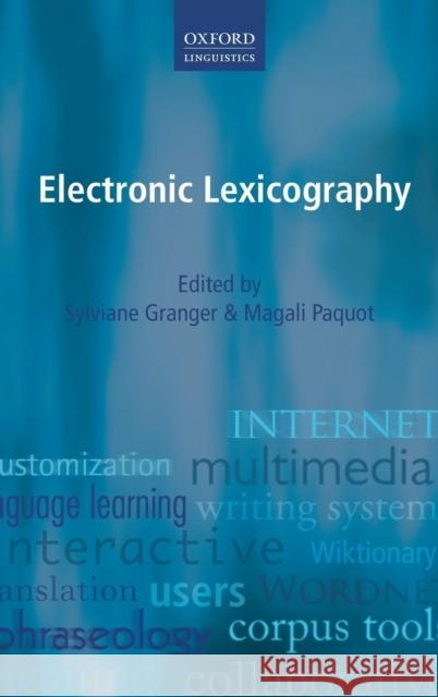 Electronic Lexicography