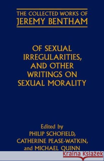 Of Sexual Irregularities, and Other Writings on Sexual Morality