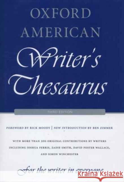 Oxford American Writer's Thesaurus