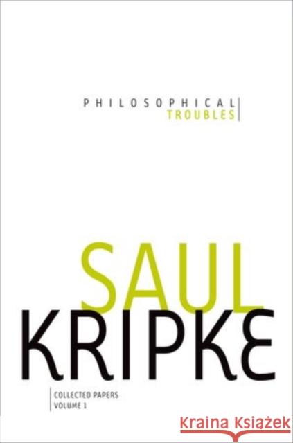 Philosophical Troubles, Volume I: Collected Papers