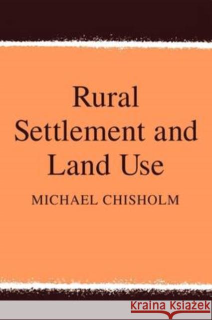 Rural Settlement and Land Use