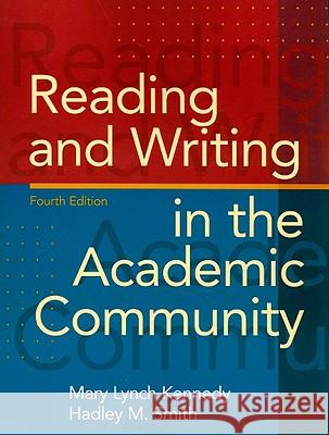 Reading and Writing in the Academic Community