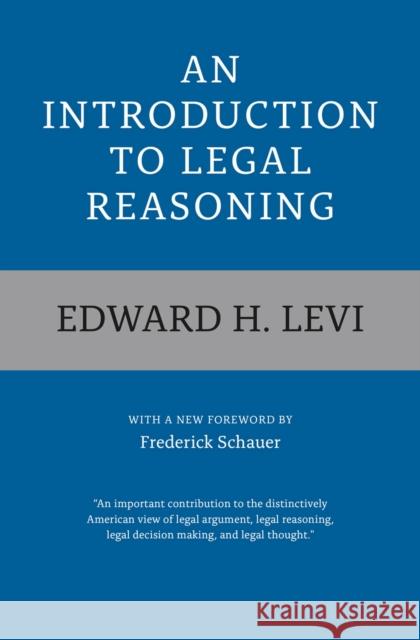 An Introduction to Legal Reasoning