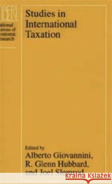 Studies in International Taxation