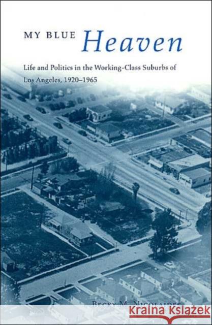 My Blue Heaven: Life and Politics in the Working-Class Suburbs of Los Angeles, 1920-1965