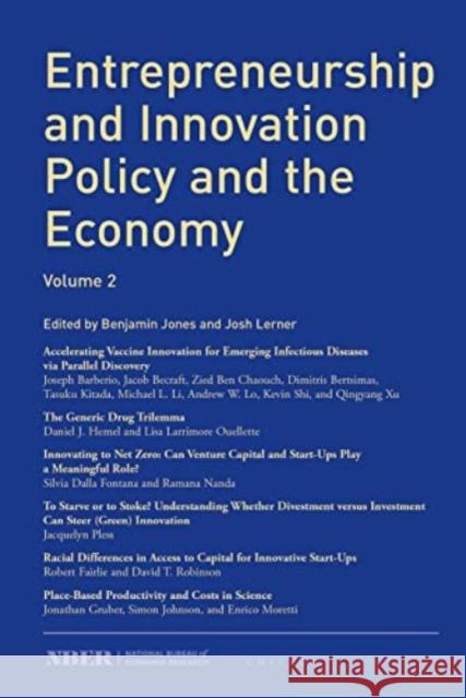 Entrepreneurship and Innovation Policy and the Economy: Volume 2 Volume 2