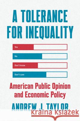 A Tolerance for Inequality: American Public Opinion and Economic Policy