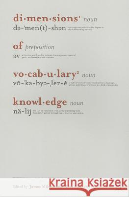 Dimensions of Vocabulary Knowledge