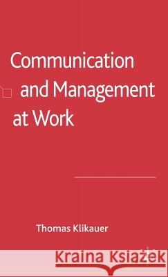 Communication and Management at Work