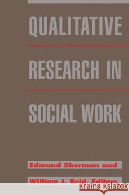 Qualitative Research in Social Work