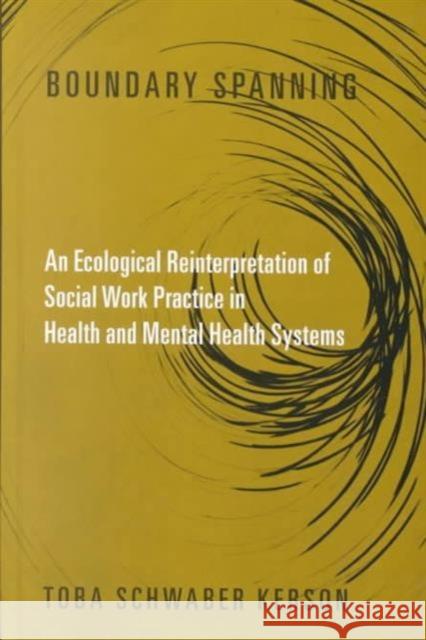 Boundary Spanning: An Ecological Reinterpretation of Social Work Practice in Health and Mental Health Systems