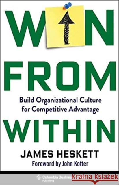 Win from Within: Build Organizational Culture for Competitive Advantage