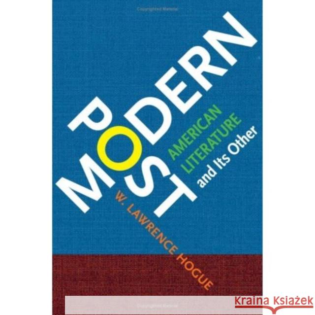 Postmodern American Literature and Its Other
