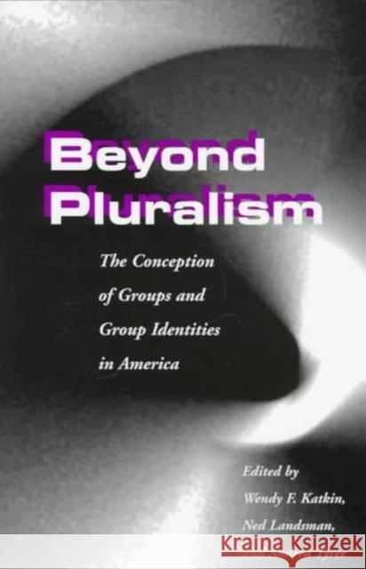 Beyond Pluralism: The Conception of Groups and Group Identities in America