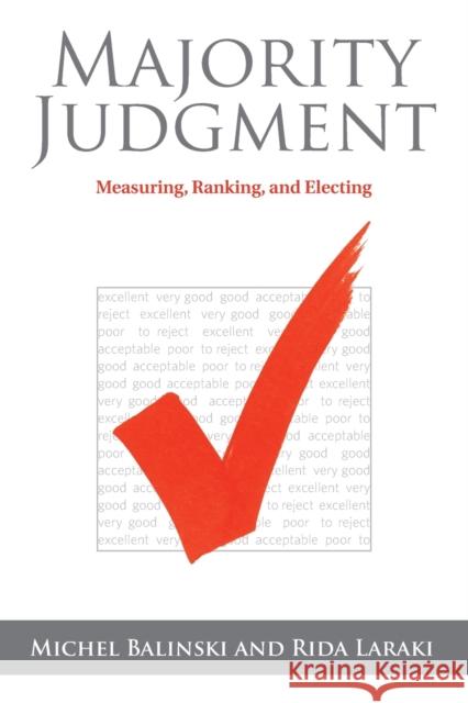 Majority Judgment: Measuring, Ranking, and Electing