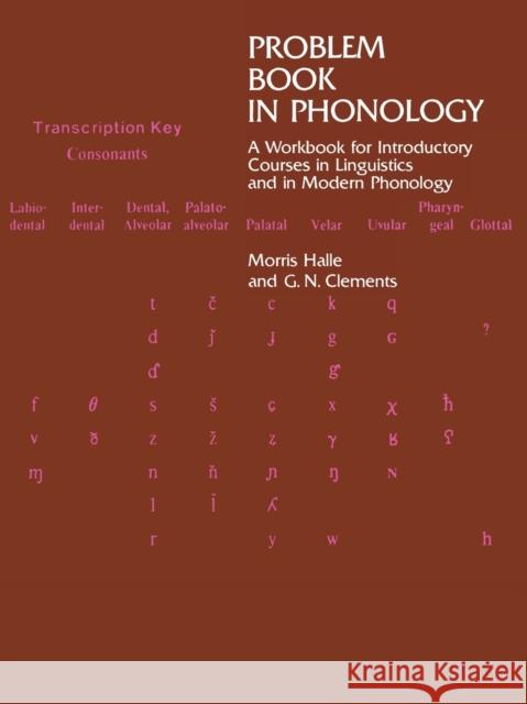 Problem Book in Phonology: A Workbook for Introductory Courses in Linguistics and in Modern Phonology