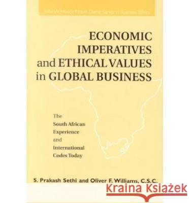 Economic Imperatives Ethical Values Global Bus