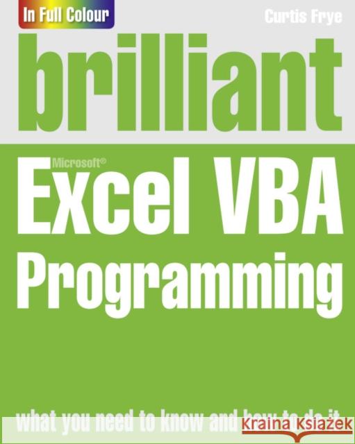 Brilliant Excel VBA Programming