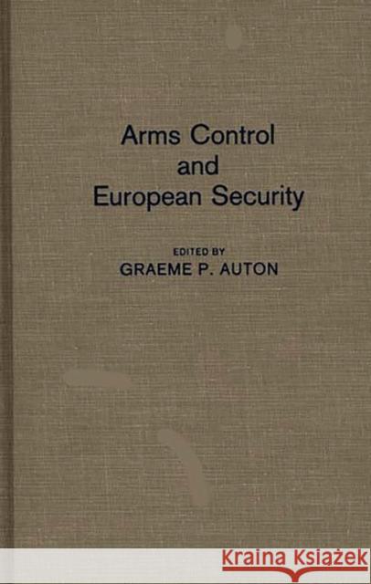 Arms Control and European Security