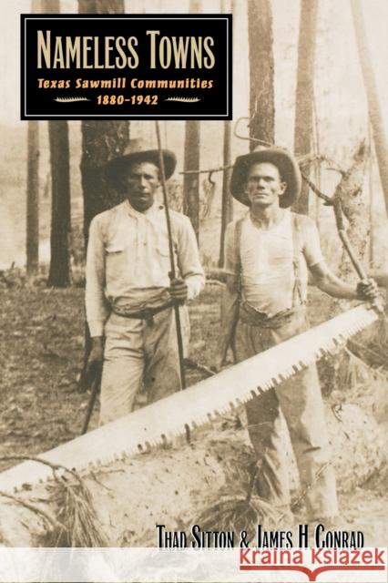 Nameless Towns: Texas Sawmill Communities, 1880-1942